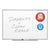 Quartet® Classic Series Porcelain Magnetic Board, 96 x 48, White, Silver Aluminum Frame (QRT2548)