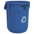 Rubbermaid® Brute Recycling Container, Round, 20 gal, Blue (RCP2620-73BLU)