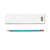 Prismacolor® Col-Erase Pencil with Eraser, 0.7 mm, 2B (#1), Non-Photo Blue Lead, Non-Photo Blue Barrel, Dozen (SAN20028)