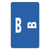 Smead™ AlphaZ Color-Coded Second Letter Alphabetical Labels, B, 1 x 1.63, Dark Blue, 10/Sheet, 10 Sheets/Pack (SMD67172)