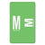 Smead™ AlphaZ Color-Coded Second Letter Alphabetical Labels, M, 1 x 1.63, Light Green, 10/Sheet, 10 Sheets/Pack (SMD67183)