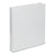 Universal® Deluxe Round Ring View Binder, 3 Rings, 1" Capacity, 11 x 8.5, White (UNV20712)