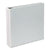 Universal® Deluxe Round Ring View Binder, 3 Rings, 2" Capacity, 11 x 8.5, White (UNV20732)
