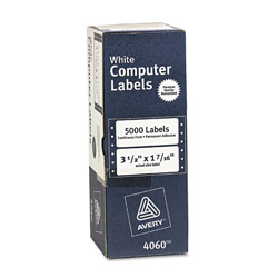 Avery Dot Matrix Printer White Addressing Labels - 5000/Box