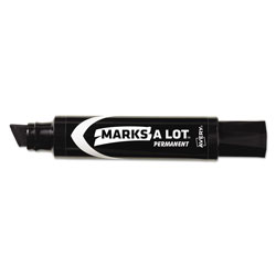 Avery MARKS A LOT Extra-Large Desk-Style Permanent Marker, Extra-Broad Chisel Tip, Black
