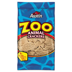 Keebler Zoo Animal Crackers, Original, 2 oz Pack, 80/Carton