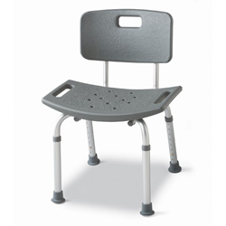 MEDLINE MDS89745A Aluminum Bath Benches with Back