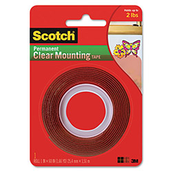 Scotch 4010 Clear Heavy-Duty Mounting Tape