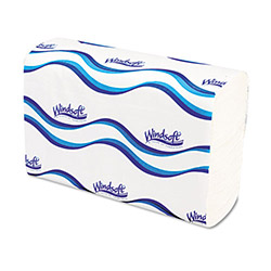 Windsoft Embossed Multifold Paper Towel, White, 250/Pk