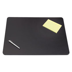 Artistic Office Products Sagamore Desk Pad w/Decorative Stitching, 38 x 24, Black