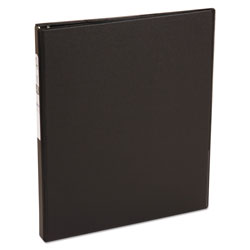 Avery Economy Non-View Binder with Round Rings, 3 Rings, 0.5" Capacity, 11 x 8.5, Black