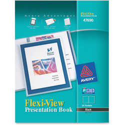 Avery Flexi View Presentation Cover, Black, Each