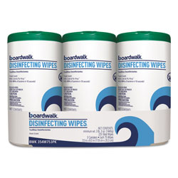Boardwalk Disinfecting Wipes, 8 x 7, Fresh Scent, 75/Canister, 12 Canisters/Carton