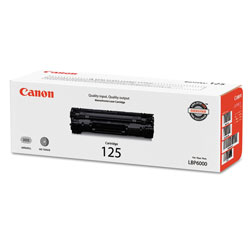 Canon 3484B001 (CRG-125) Toner, 1600 Page-Yield, Black