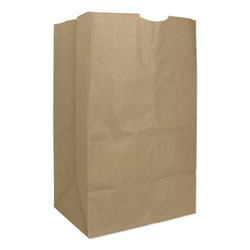 GEN Grocery Paper Bags, 50 lbs Capacity, #20 Squat, 8.25"w x 5.94"d x 13.38"h, Kraft, 500 Bags