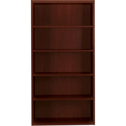 Hon 11500 Series Valido Five Shelf Bookcase, Mahogany, 36wx13 1/8dx71h