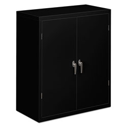Hon Assembled Storage Cabinet, 36w x 18 1/8d x 41 3/4h, Black