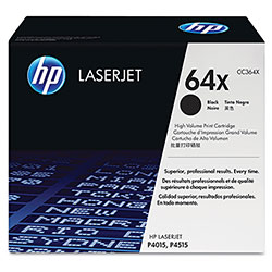 HP 64X, (CC364X) High Yield Black Original LaserJet Toner Cartridge