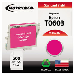 Innovera Remanufactured T060320 (60) Ink, 600 Page-Yield, Magenta