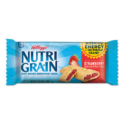 Kellogg's Nutri-Grain Soft Baked Breakfast Bars, Strawberry, Indv Wrapped 1.3 oz Bar, 16/Box