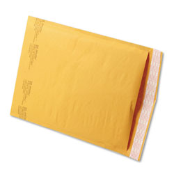 Paper Jiffylite® Jiffylite Self-Seal Bubble Mailer, #4, Barrier Bubble Lining, Self-Adhesive Closure, 9.5 x 14.5, Golden Kraft, 100/Carton