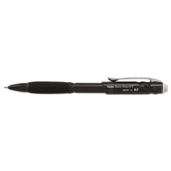 Pentel Twist-Erase GT Pencils, 0.7 mm, HB (#2.5), Black Lead, Black Barrel