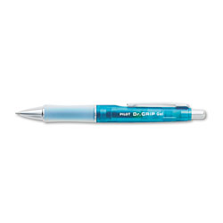 Pilot Dr. Grip Retractable Gel Pen, Fine 0.7mm, Black Ink, Blue Barrel