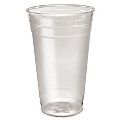 Solo Ultra Clear PETE Cold Cups, 24 oz, Clear, 50/Sleeve, 12 Sleeves/Carton