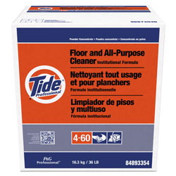 Tide Professional Floor and All-Purpose Cleaner, Powder, 36 lb. Box