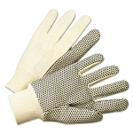 Dotted Canvas Gloves