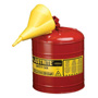 Justrite Safety Can, Type I, 5gal, Red, With Funnel