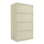 Alera Lateral File, 4 Legal/Letter-Size File Drawers, Putty, 30" x 18" x 52.5"