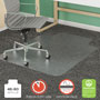 Deflecto SuperMat Frequent Use Chair Mat for Medium Pile Carpet, 46 x 60, Wide Lipped, Clear