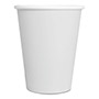 ReStockIt Paper Hot Cups, 8 oz., White, 25/sleeve, 40 Sleeves/Case, 1000 per case