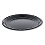 Pactiv Laminated Foam Dinnerware, Plate, 10.25" Diameter, Black, 540/Carton