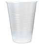 Fabri-Kal RK Ribbed Cold Drink Cups, 16oz, Translucent, 50/Sleeve, 20 Sleeves/Carton