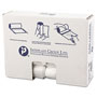 InteplastPitt High-Density Interleaved Commercial Can Liners, 30 gal, 13 microns, 30" x 37", Clear, 500/Carton