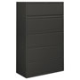 Alera Lateral File, 5 Legal/Letter/A4/A5-Size File Drawers, Charcoal, 42" x 18" x 64.25"