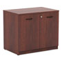 Alera Valencia Series Storage Cabinet, 34 1/8w x 22 7/8d x 29 1/2h, Medium Cherry