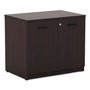 Alera Valencia Series Storage Cabinet, 34 1/8w x 22 7/8d x 29 1/2h, Mahogany