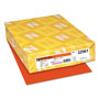 Astrobrights Color Paper, 24 lb, 8.5 x 11, Orbit Orange, 500/Ream