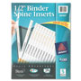 Avery Binder Spine Inserts, 1/2" Spine Width, 16 Inserts/Sheet, 5 Sheets/Pack