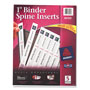 Avery Binder Spine Inserts, 1" Spine Width, 8 Inserts/Sheet, 5 Sheets/Pack