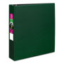 Avery Durable Non-View Binder with DuraHinge and Slant Rings, 3 Rings, 2" Capacity, 11 x 8.5, Green