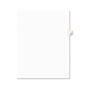 Avery Preprinted Legal Exhibit Side Tab Index Dividers, Avery Style, 10-Tab, 58, 11 x 8.5, White, 25/Pack