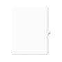 Avery Preprinted Legal Exhibit Side Tab Index Dividers, Avery Style, 10-Tab, 64, 11 x 8.5, White, 25/Pack