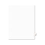 Avery Preprinted Legal Exhibit Side Tab Index Dividers, Avery Style, 10-Tab, 73, 11 x 8.5, White, 25/Pack