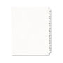 Avery Preprinted Legal Exhibit Side Tab Index Dividers, Avery Style, 25-Tab, 376 to 400, 11 x 8.5, White, 1 Set