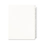Avery Preprinted Legal Exhibit Side Tab Index Dividers, Avery Style, 25-Tab, 401 to 425, 11 x 8.5, White, 1 Set