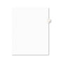 Avery Preprinted Legal Exhibit Side Tab Index Dividers, Avery Style, 26-Tab, G, 11 x 8.5, White, 25/Pack